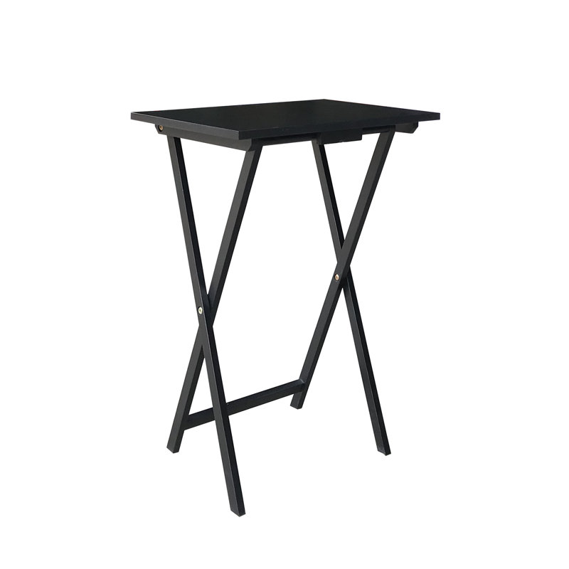 Latitude Run® Gather Set Of 4 TV Trays With Storage Stand & Reviews